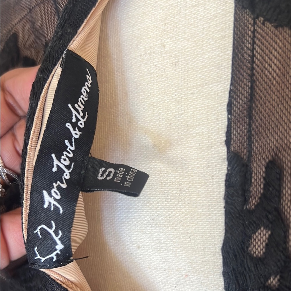 For Love And Lemons San Marco Black Lace Dress - Picture 4 of 4